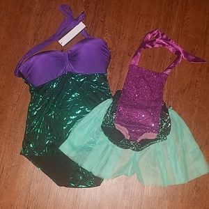 Mommy and Me Mermaid Swimsuits